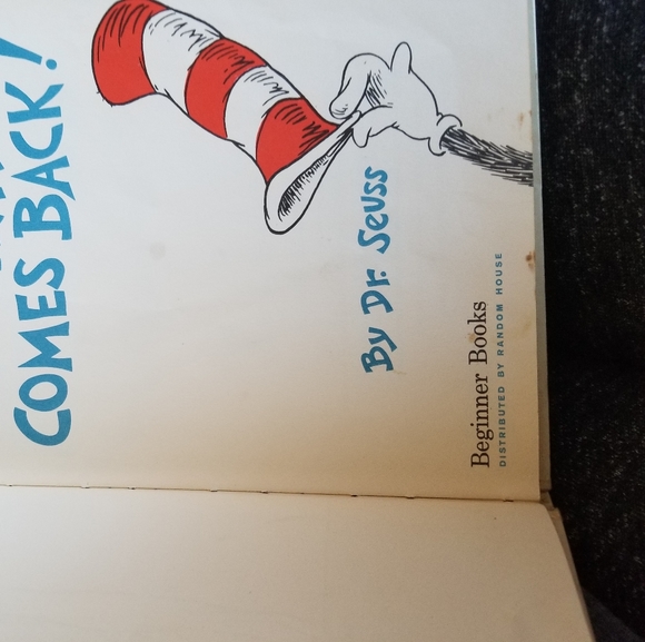 Dr. Seuss Ist print The Cat in the Hat Comes Back - Picture 4 of 10